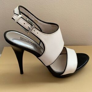 Michael Kors Two-Tone Black and Cream Heels